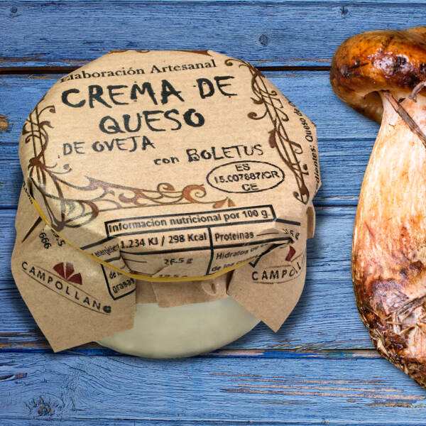 Queso de Oveja con Boletus en Crema